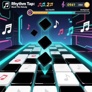 Rhythm Tap Black Tile Melody 300x300